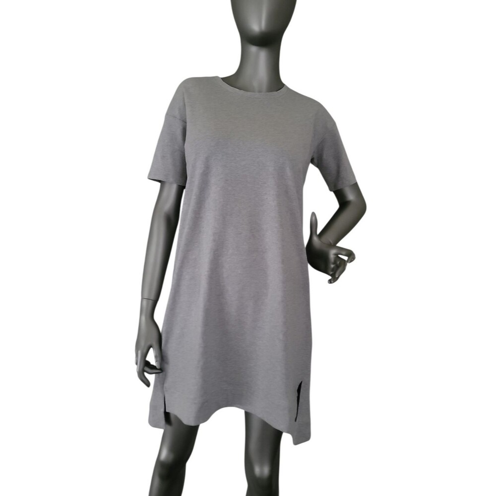 Eileen Fisher Heathered Organic Cotton Stretch Jersey A-line Dress PP/ PTP